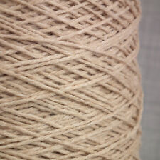 BRITISH 4 PLY SUPER SOFT CASHMERE MERINO COOKIE BROWN WOOL YARN 250g CONE KNIT