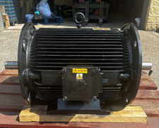 DOUBLE SHAFT ELECTRIC MOTOR 12.5 HP 1460 RPM 400/440V 3 PHASE RECENTLY REFURBISH