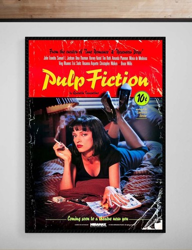 Pulp fiction tarantino poster - tarantino,