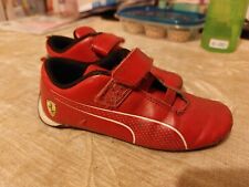 Ferrari Puma Boys Trainers Shoes Size 8