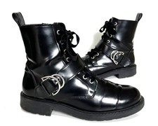 Ladies Clarks Black Patent Leather Lace-up Low heel Ankle boots Size 5.5 D