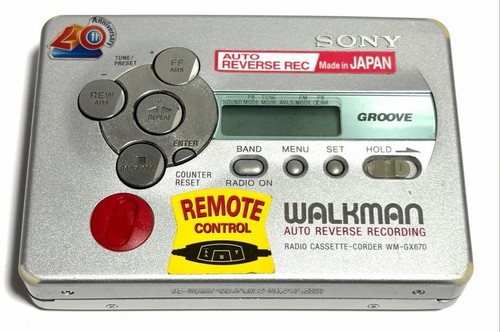 Sony gx670 cassette walkman - sony, wm-gx670