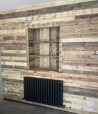 1m2 Reclaimed Pallet Wood | Rustic Timber Wall Cladding | Recycled | FREE P&P