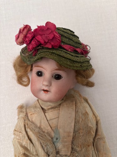Antique bisque head doll - bisque,