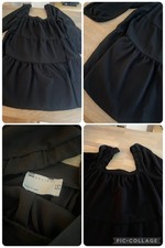 Brand New ASOS Black Gypsy Shift Dress Size 14