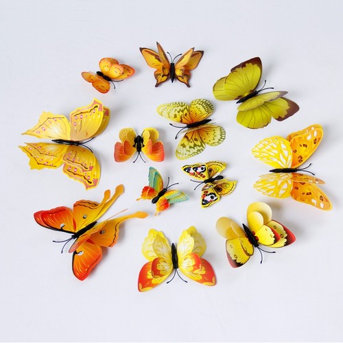 New 12pcs butterfly - new, 3d