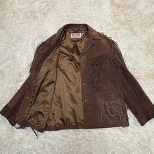 Schott Western Fringe Suede