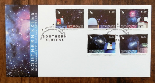 New zealand fdc 2007 southern - fdc,