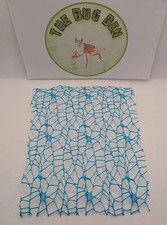 Jumping spider fabric web material. Climbing webbing. Web, mesh ribbon 15x20cm