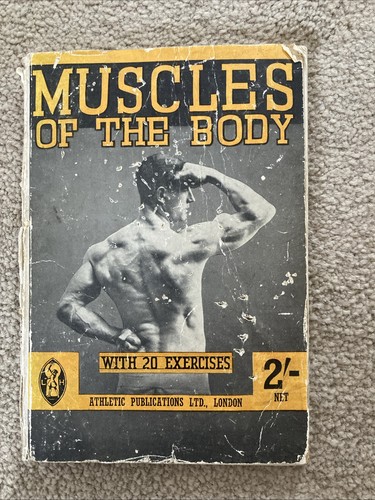 Body building book 1950s - body,