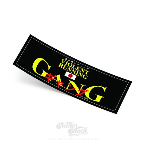 Violent running gang slap - violent,