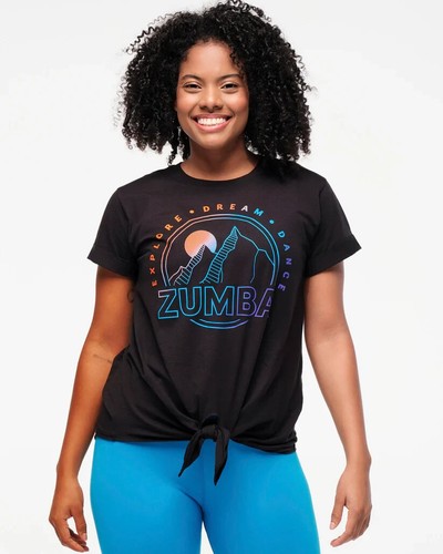 Zumba explore tie front - zumba, short