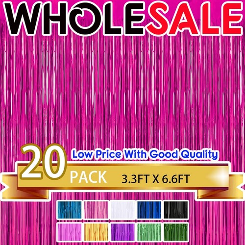 Foil fringe tinsel - 2m-3m,