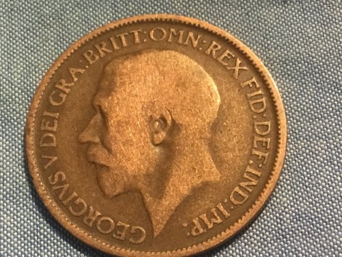 1912 george half penny - 1912, v