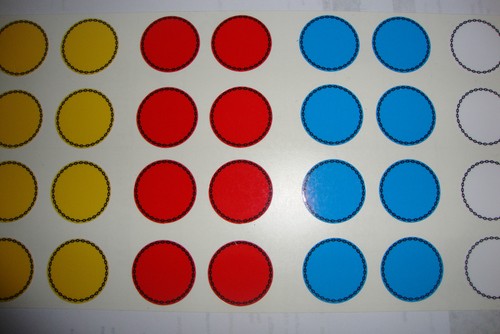 Crown green bowls stickers - 16,