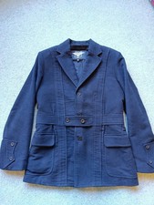 Black Norfolk Belt Back Jacket + Waistcoat Simon James Cathcart 1920s Vintage