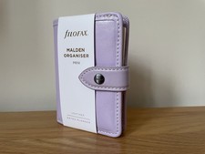 NEW Filofax Malden Mini Organiser Orchid Leather