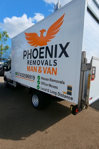 Man and van hire house - van,