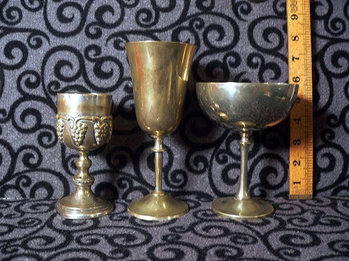 Trio vintage silver plated - of,