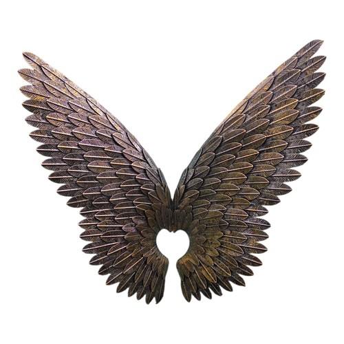 Metal angel wings wall - metal,