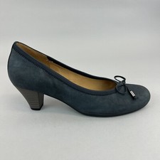 Gabor Navy Blue Leather SlipOn