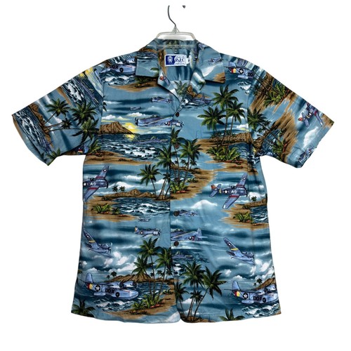 Rjc hawaiian shirt mens medium - mens,