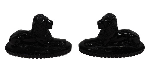 Pair antique black pressed - black,
