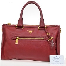 PRADA Logo Shoulder Hand Tote