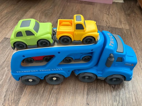 Car transporter truck - car, toy