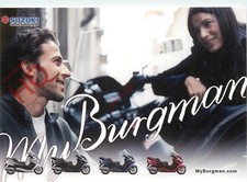 Picture Postcard~ MOTORCYCLE, SUKUKI BURGMAN 400