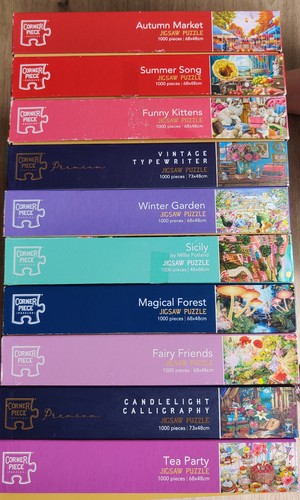 Corner piece 1000 jigsaw - corner,