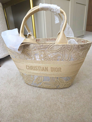 Christian dior book tote - christian, large