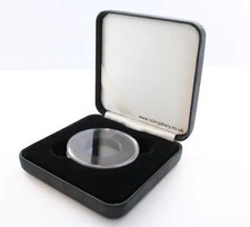 Black case with 38.6mm Capsule and 22mm foam insert for FULL gold sovereign