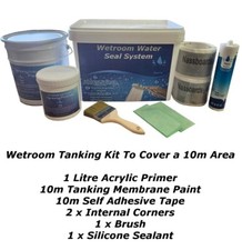 Tanking Kit, Wetrooms, Bathrooms, Shower Areas, Wall and floors Large 12kg WSK