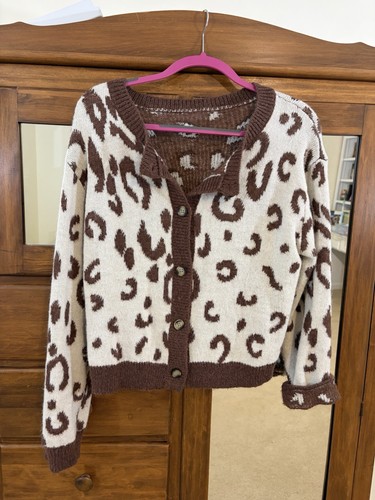 Shein animal print - shein, brown