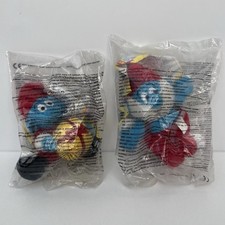 2x Smurf Christmas Soft Toys