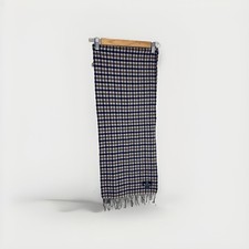 Aquasctum House Check Scalf Print Lambswool Scarf