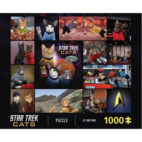 Star trek cats 1000 piece - star,