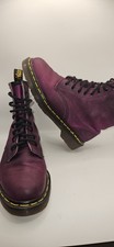 Dr. Martens 1460 MIE Horween Leather Boots UK 4 – Rare Aubergine – Worn Once