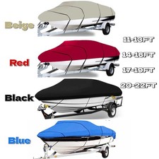 V-Hull Boat Cover 4-Color