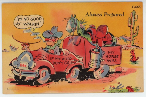Always prepared comic humor - always,