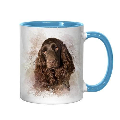 Brown cocker spaniel - brown, |