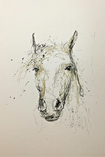 Original size scribble ink - a4,