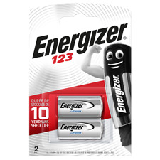 Energizer CR123 CR123A 123 Camera Batteries x 2 *Long Expiry Genuine Energizer*