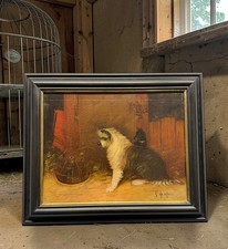 J LANGLOIS  antique Oil
