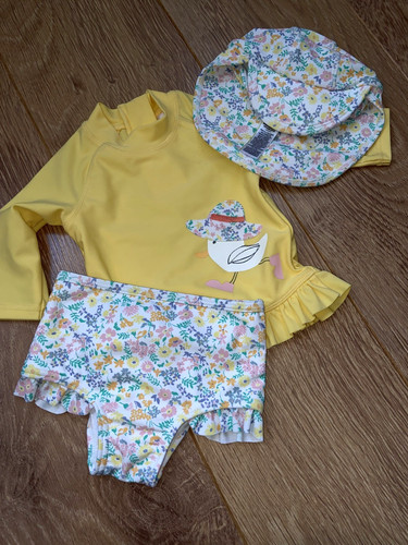 Baby girl swimsuit - m&s, 0-3