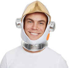 Mens Astronaut Helmet Hat Soft