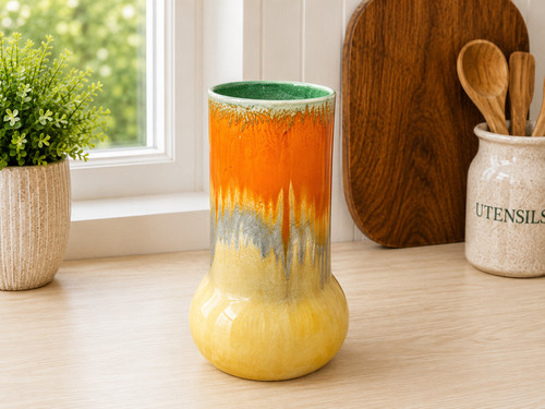Shelley drip glaze vase - shelley,