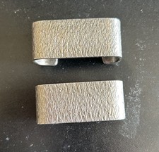 Vintage Viners Studio  A pair of Serviette Rings Bark Pattern by Gerald Benney