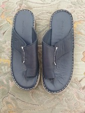 Womens Hush Puppies Elissa Wedge Heeled Slip On Toe Post Sandals Size UK 6 39